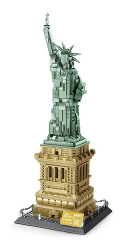 Estatua De La Libertad Bloques De Construcción Rompecabezas