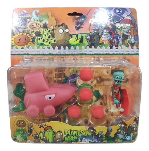 Blister Personajes Plantas Vs Zombies X1 + Accesorios Juguet