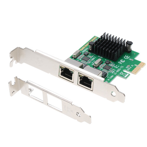 Placa De Servidor De Rede 2 Portas Gigabit 1000m Pci-e