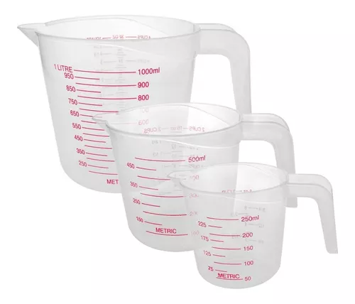 100 Piezas De Taza Medidora 250 Ml Jarra Medidora