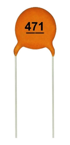 Condensador Ceramico 471 470pf 50v Disco Gp
