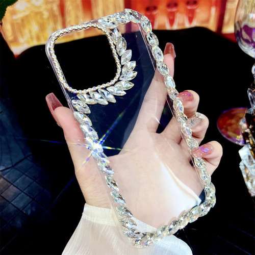 Funda De Teléfono For Moto G 8, 7, 6, 5, 4, 3, 2, 1 0, Diamantes De Imitación, Cristal Brillante, Purpurina Brillante,