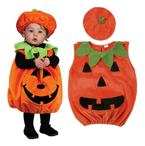 Infant Baby Boys Girls Disfraz De Calabaza De Halloween Mame