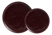 Comprar Kit 6 Pratos Rasos + 6 Sobremesa Linhas Volcano Porto Brasil