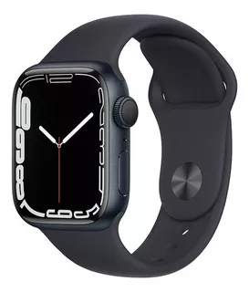 Apple Watch Series 7 (GPS, 41mm) - Caja de aluminio color azul medianoche - Correa deportiva azul medianoche