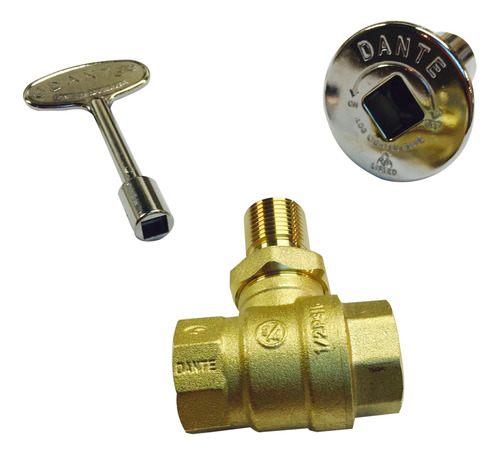 Dante Producto Cromo Pulido Piso Placa Key Combo Pack 3