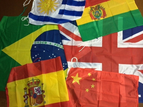 Imagen 1 de 5 de Banderas De Todos Los Paises 90x150cms - Directo De Fabrica