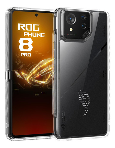 Cresee Funda P/ Asus Rog Phone 8 Rog 8 Pro Transparente