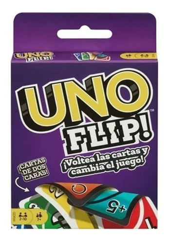 Juego De Mesa Cartas Uno Flip Estrategia Ruibal Familiar Edu