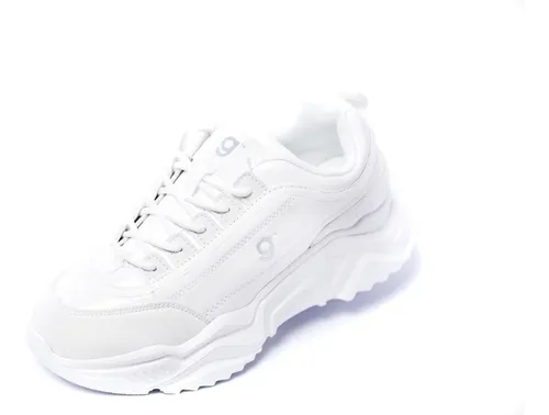 Zapatilla Mujer Blanca Marca Gummi Plastificadas Electro G
