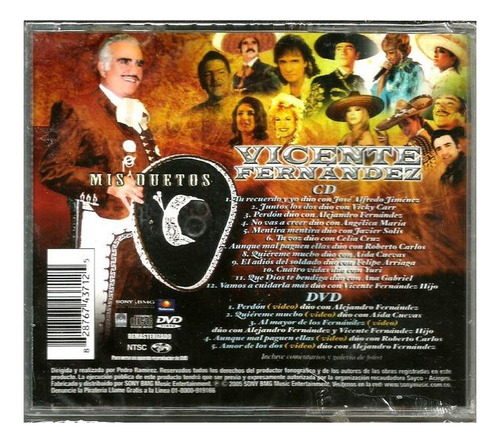 Vicente Fernandez  - Mis Duetos (cd+dvd) | Cd