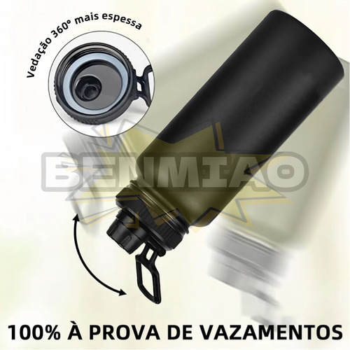 Garrafa Térmica De Água 1200ml 40oz Inox Squeeze Grande