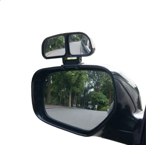 Espejo Gran Angular Convexo Retrovisor D Carro Universal X 2
