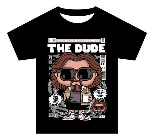Playera Para Hombre De Big Lebowski Caricatura