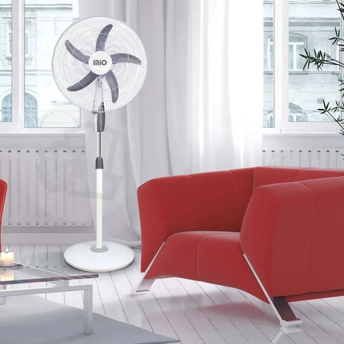 Imagen 2 de 10 de Ventilador De Pie 20 Pulgadas Con 3 Velocidades Blanco 95w