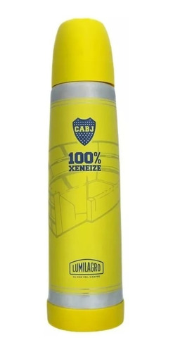 Termo Luminox Lumilagro Boca Juniors De Acero Inoxidable 1 L