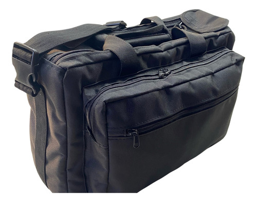 Bolso De Tiro Practico Mediano Táctico Deportivo Polígono K9 Color Negro Liso