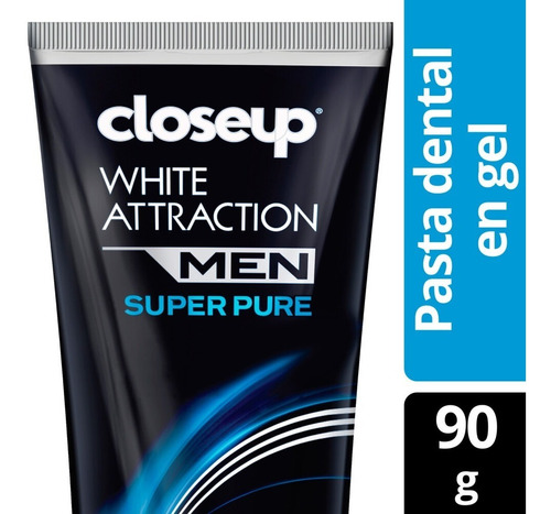 Crema Dental Close Up White Attraction Men Super Pure X 90 G