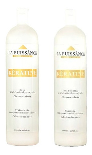 Shampoo + Tratamiento Keratine Antifrizz La Puissânce 1000ml