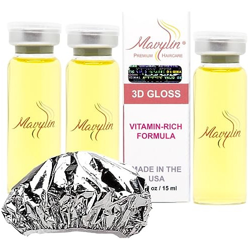 Mavylin 3d Gloss Hair Btx Ampoules Repair Treatment 4t9br
