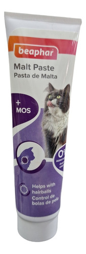 Malt Paste +mos 100g Control De Bolas De Pelos En Gatos 