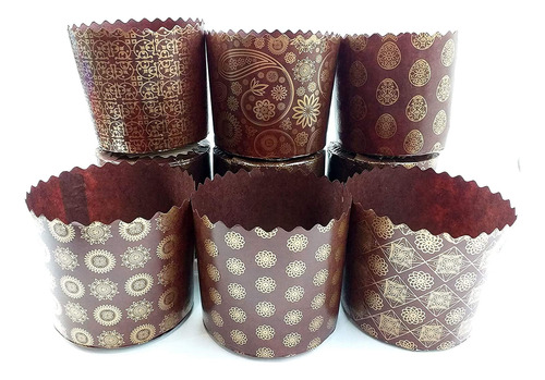 Panettone Molde Papel Standart Unidad In In) Kulich Forma Qg