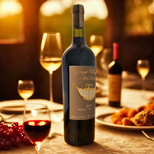 Aquí Estamos Todos Locos Vino Tinto Gsm Blend 750ml Mendoza
