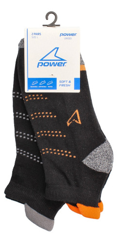 Calcetin Power Sport Ankle Socks Negro