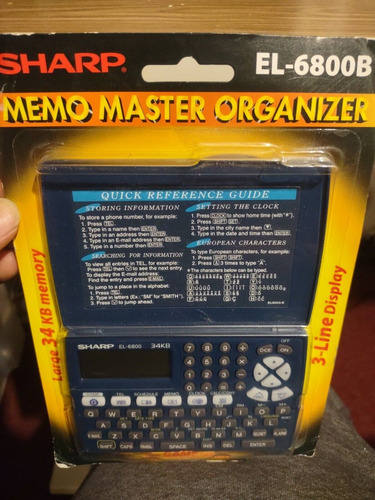 Sharp Organizador Memo Master Pocket  El-6800