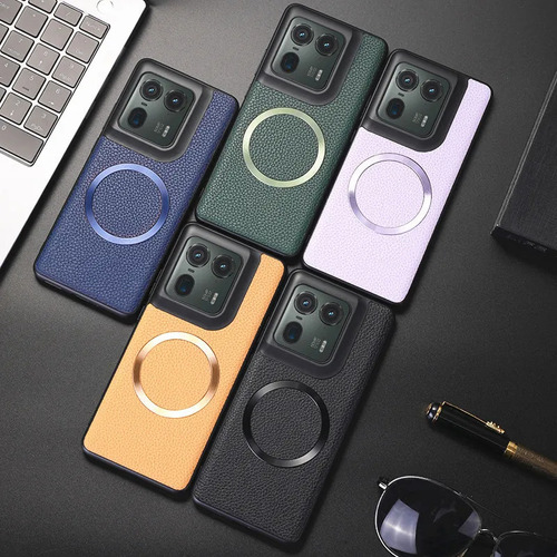 A Funda Para Motorola X50 Ultra/edge 50ultra Magnética De Piel
