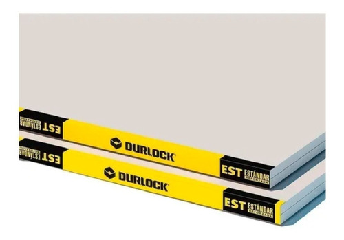 Imagen 1 de 4 de Placa Yeso Pared Int Cielorraso Durlock 9,5mm 1.20x2.40 Mts