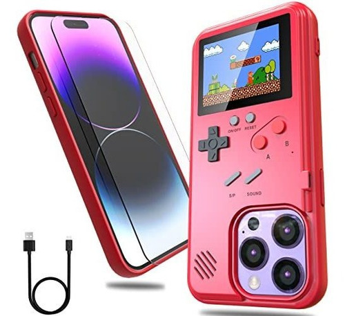 Caja De Teléfono Gameboy Para iPhone 14 Pro Con 7d4y8