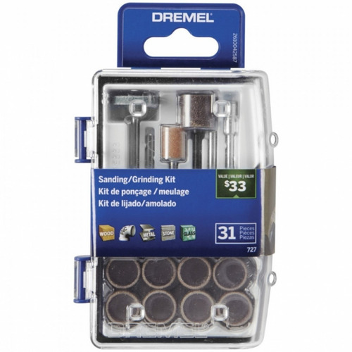 Kit De Lijar Y Esmerilar 31 Accesorios Dremel 686-01