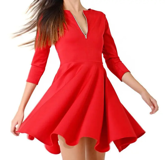 Vestidos Rojos Cortos Juveniles | MercadoLibre 📦