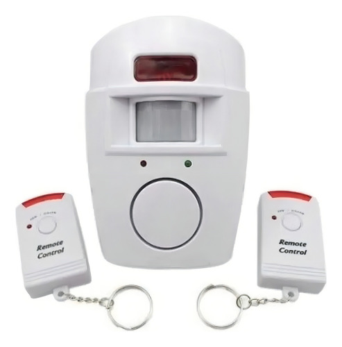 Kit Alarme Residencial Sensor De Presença S/ Fio Sirene
