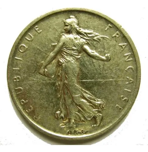 Francia Moneda Grandecita De Plata Excelent Estado Vea Fotos