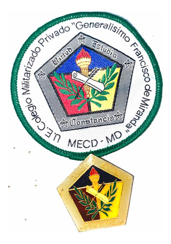 Parche Y Distintivo Liceo Militar Francisco De Miranda