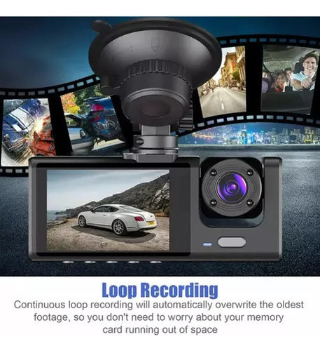 Cámara Dvr For Coche, Sonido Interno De Grabación Inversa