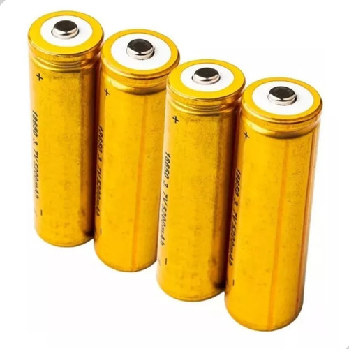Kit 6 Bateria18650 Li-ion 8800mh 3.7v Lanterna Tática Led