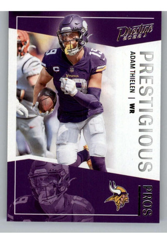 2022 Panini Prestige Prestigious Pros 16 Adam Thielen Minnes