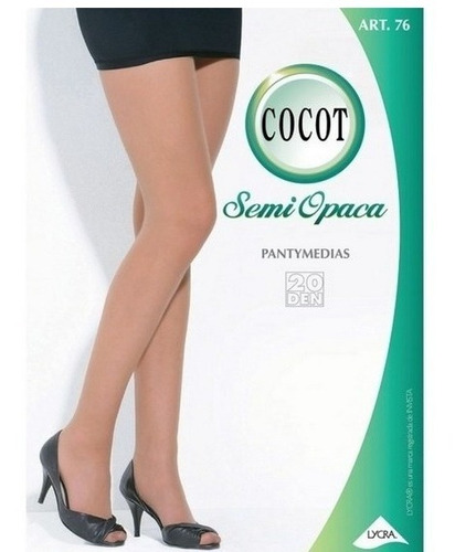 Medias Panty X 12 Cocot Semi Opaca Con Lycra  Art 76