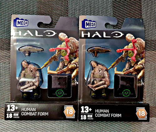 Halo Mega Pack De 2 Flood Human Combat Form Serie 18 Nuevos (Usado)