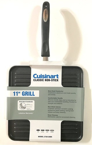 Cuisinart Classic 11 Inch Antiadherente Sarten Grill Cuadr