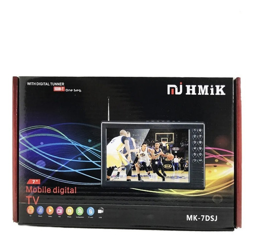 Mini Tv Digital Mobile Portátil Com Fm Tela De 4.3 Polegadas