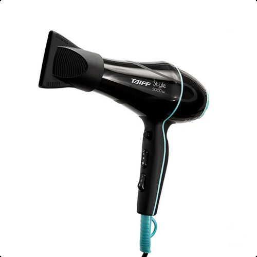 Secador Style 2000w Preto 220v - Linha Clássica Taiff