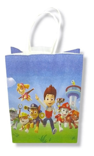 Bolsa Cotillón Fiesta Patrulla Canina Paw Patrol 21x15x8cms