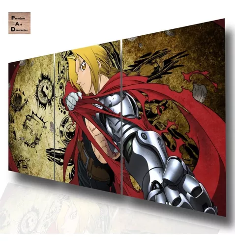 Quadro Com Moldura Fullmetal Alchemist: Brotherhood: Anime Mangá