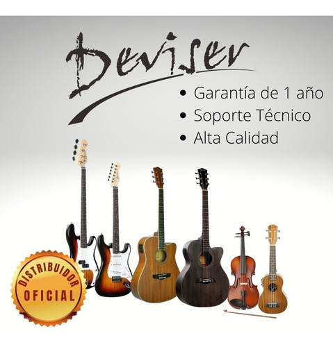 Bajo Eléctrico Deviser L-b3-5 Azul C/funda Top Quality