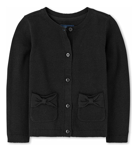 The Children's Place Baby Toddler Girls Bow Pocket Cardigan,