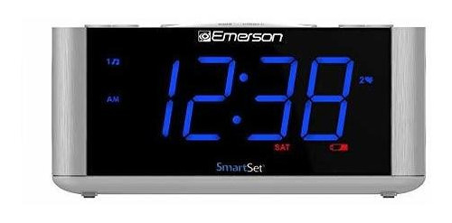 Radio Reloj Despertador Smartset De Emerson, Puerto Usb Para